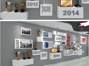 创意简约企业文化墙公司简介墙照片墙图片 设计效果图下载